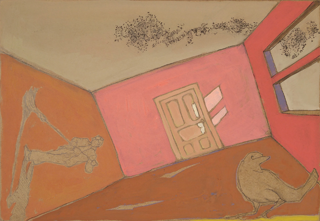 Bascule VI - 21x30 - tempera